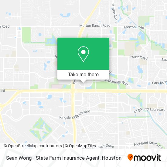 Mapa de Sean Wong - State Farm Insurance Agent