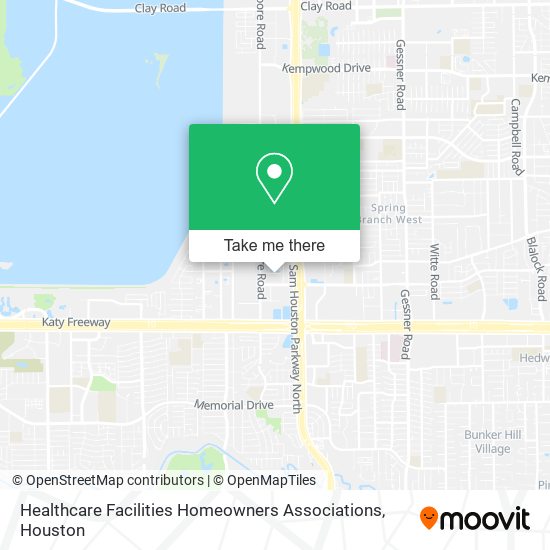 Mapa de Healthcare Facilities Homeowners Associations