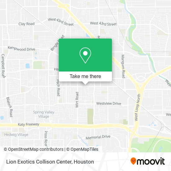Mapa de Lion Exotics Collison Center