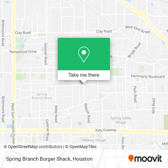 Spring Branch Burger Shack map