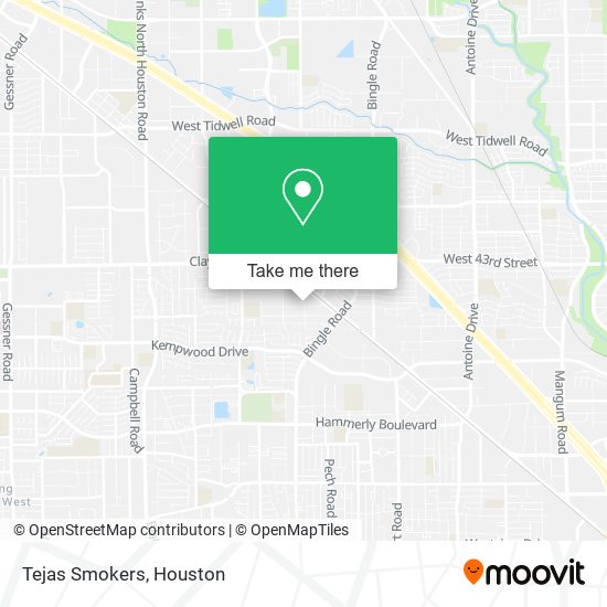 Tejas Smokers map