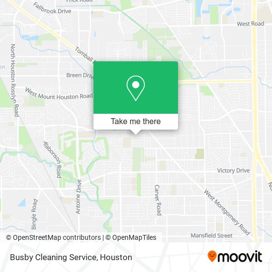 Mapa de Busby Cleaning Service