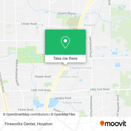 Fireworks Center map