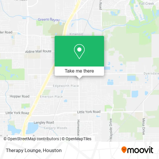 Therapy Lounge map