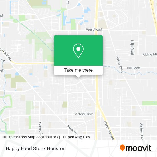 Mapa de Happy Food Store