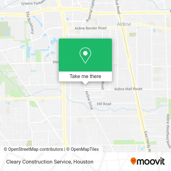 Cleary Construction Service map