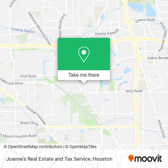 Joanne's Real Estate and Tax Service map