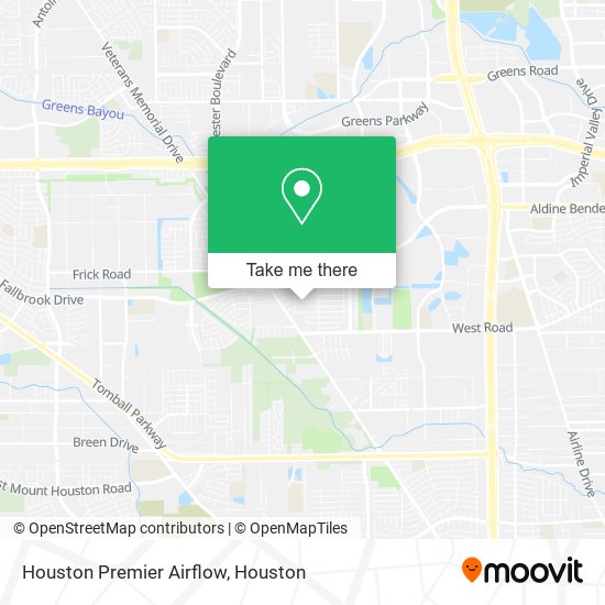 Houston Premier Airflow map