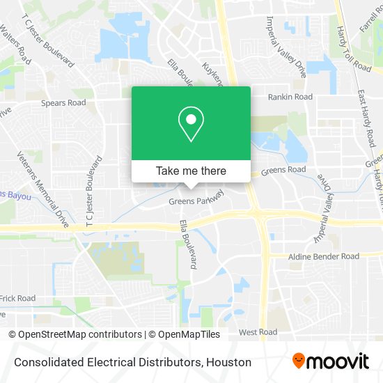 Mapa de Consolidated Electrical Distributors