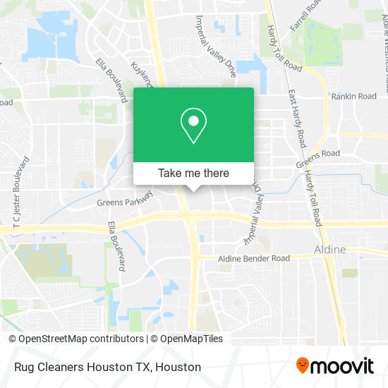 Rug Cleaners Houston TX map