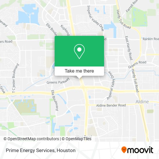 Prime Energy Services map