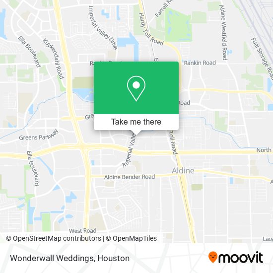 Wonderwall Weddings map