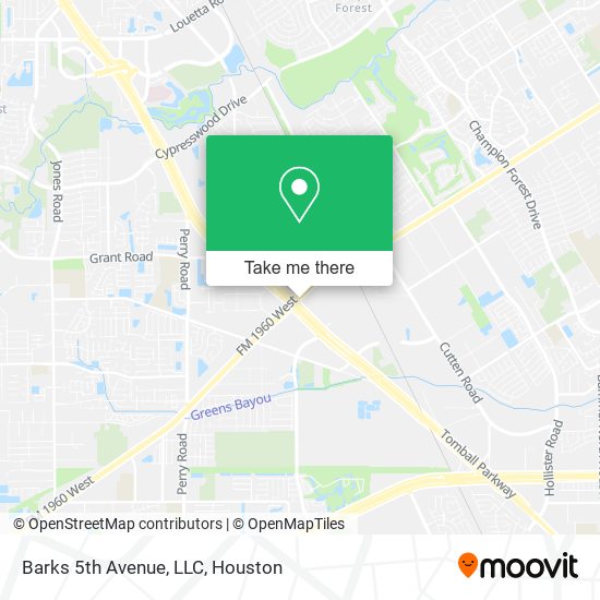 Barks 5th Avenue, LLC map