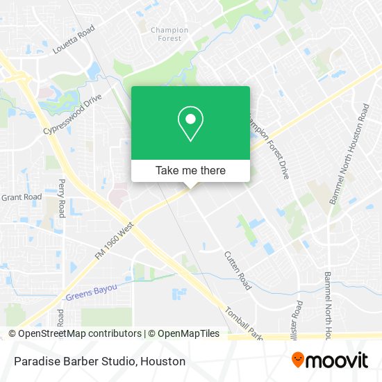 Paradise Barber Studio map