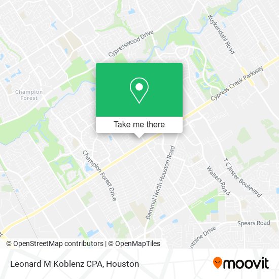 Leonard M Koblenz CPA map