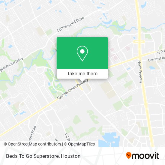 Beds To Go Superstore map