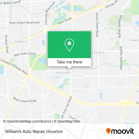 William's Auto Repair map