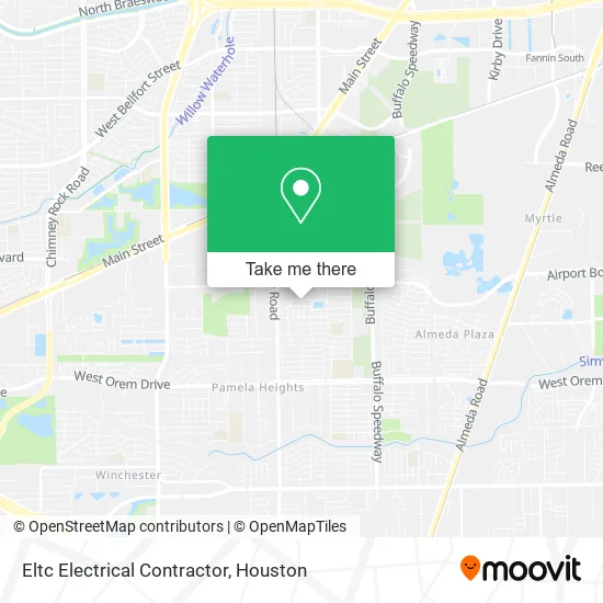 Eltc Electrical Contractor map