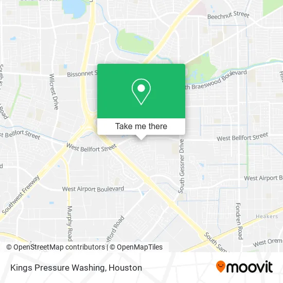 Kings Pressure Washing map