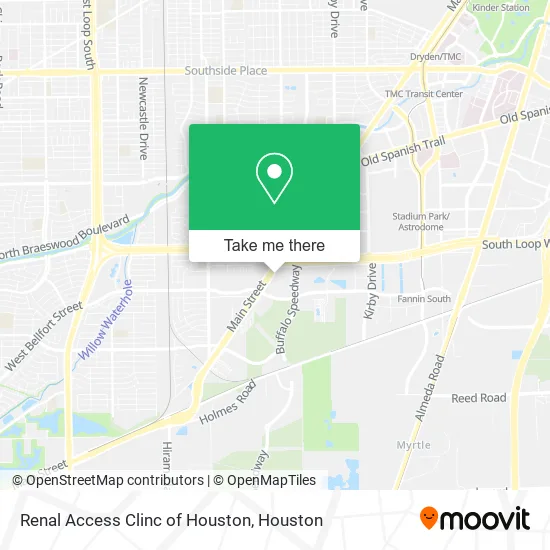Renal Access Clinc of Houston map