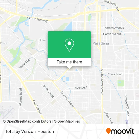 Total by Verizon map