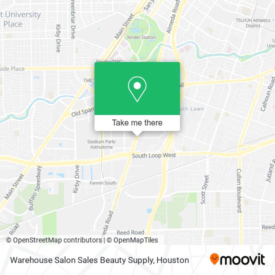 Warehouse Salon Sales Beauty Supply map