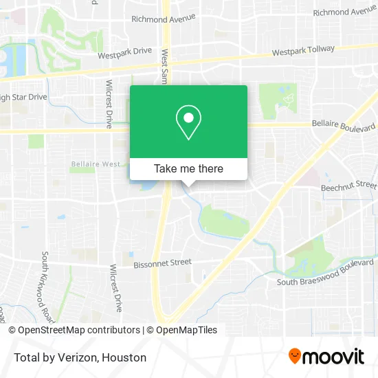 Total by Verizon map