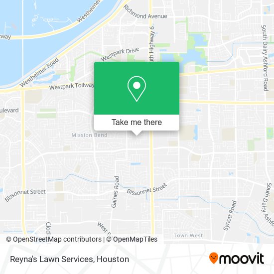 Mapa de Reyna's Lawn Services