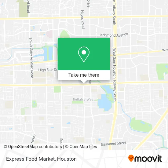 Express Food Market map