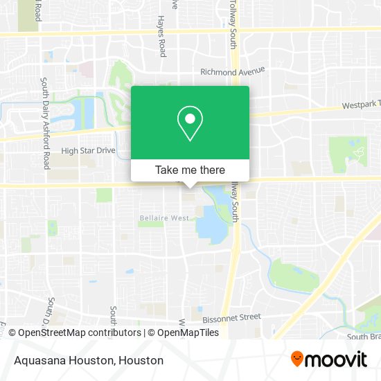 Mapa de Aquasana Houston