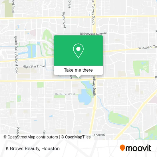 K Brows Beauty map