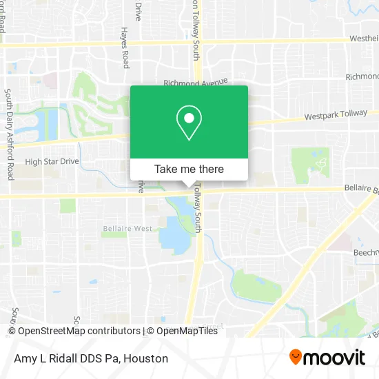 Amy L Ridall DDS Pa map