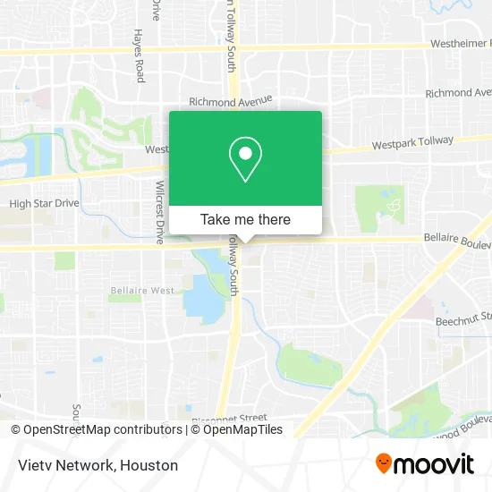 Mapa de Vietv Network