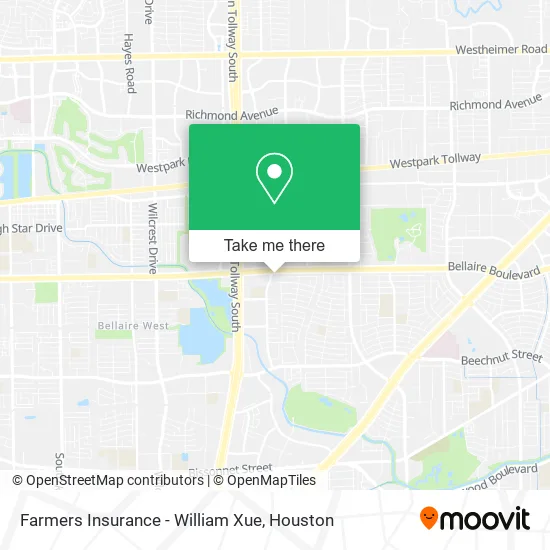 Farmers Insurance - William Xue map