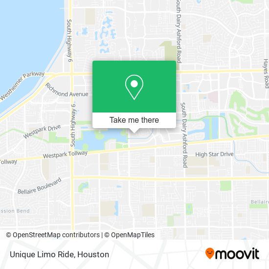 Unique Limo Ride map