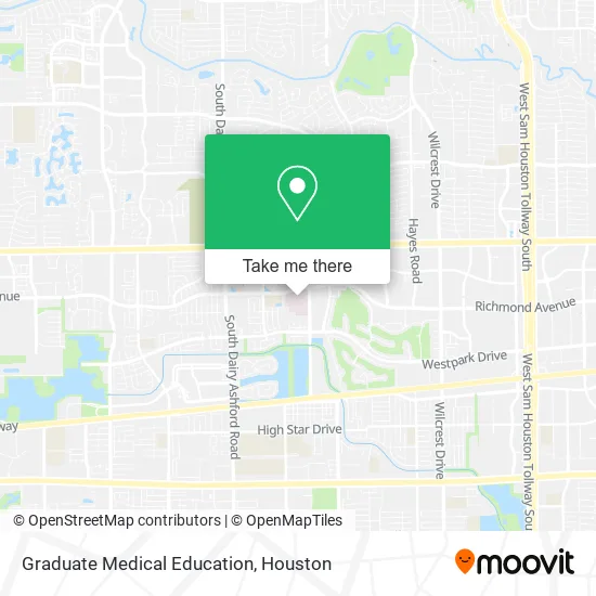 Graduate Medical Education map