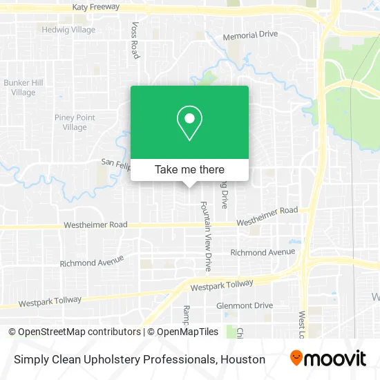 Simply Clean Upholstery Professionals map