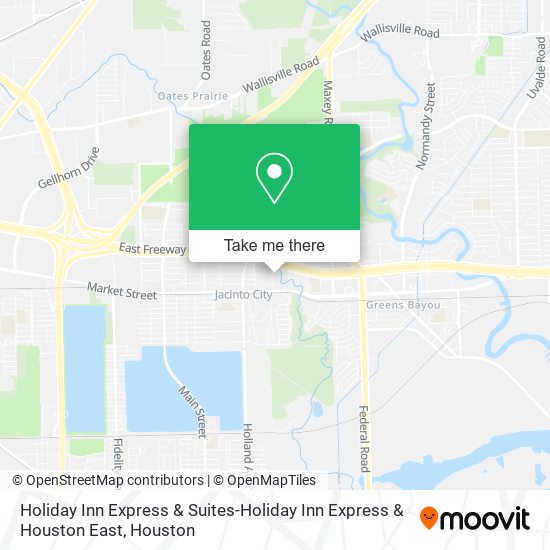 Holiday Inn Express & Suites-Holiday Inn Express & Houston East map