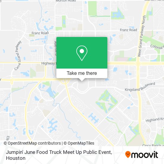 Jumpin' June Food Truck Meet Up Public Event map