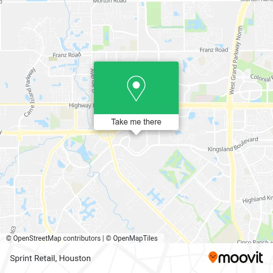 Sprint Retail map