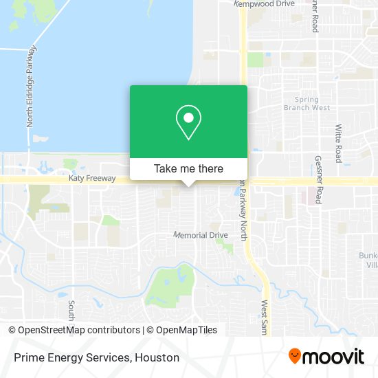 Prime Energy Services map