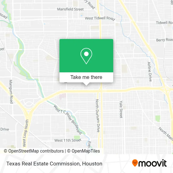 Texas Real Estate Commission map