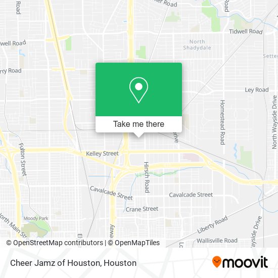 Cheer Jamz of Houston map