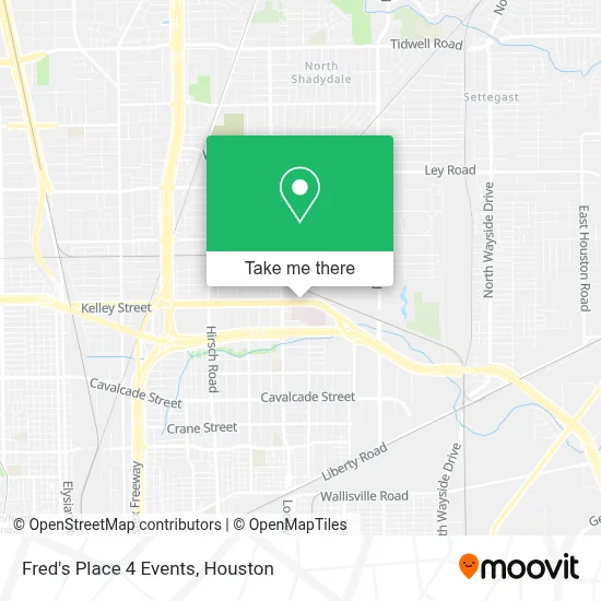 Fred's Place 4 Events map