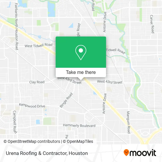 Urena Roofing & Contractor map