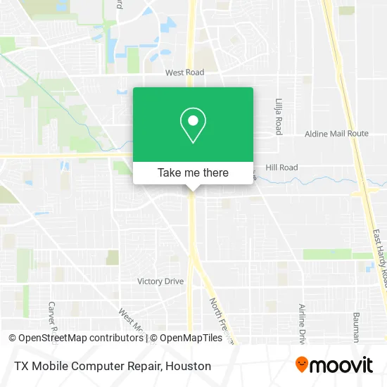 TX Mobile Computer Repair map