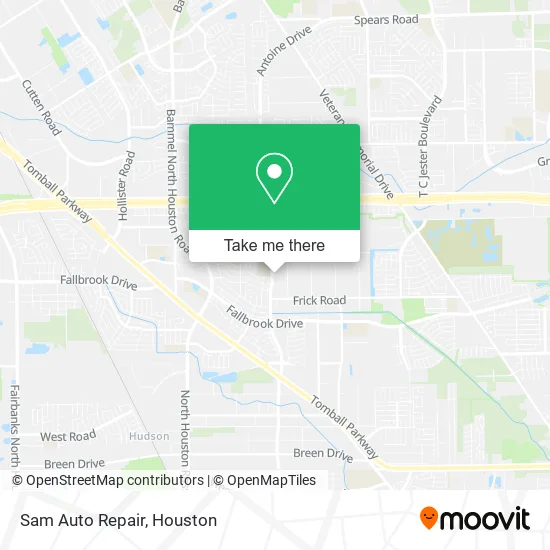 Sam Auto Repair map