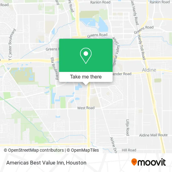 Americas Best Value Inn map