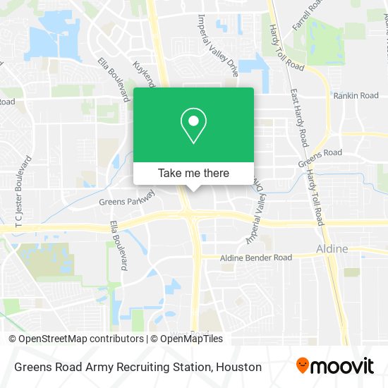 Greens Road Army Recruiting Station map
