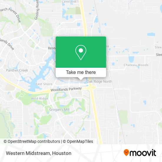 Western Midstream map